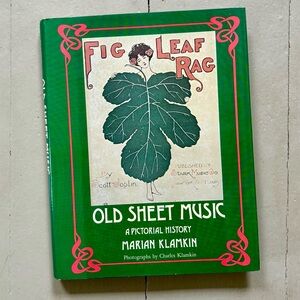 Fig Leaf Rag Old Sheet Music Diva Lithography Scott Joplin Jazz Minstrel WWI